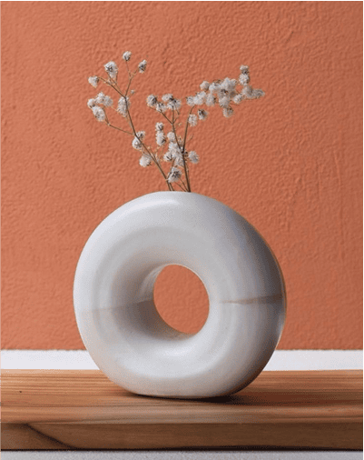 Minimalist Donut Vase